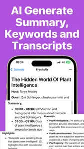 PodNote - AI Summarize Podcast screenshot 1