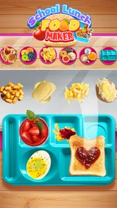 School Lunch Food Recipes screenshot 1