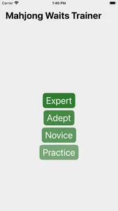 Mahjong Trainer: Winning Tiles screenshot 0