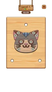Wood Nuts & Screw Puzzle screenshot 2