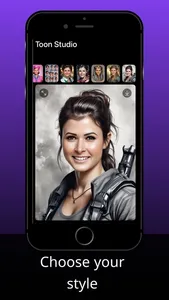 Photo to cartoon portrait screenshot 3