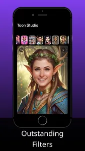 Photo to cartoon portrait screenshot 5