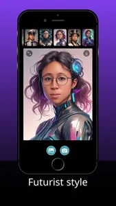 Photo to cartoon portrait screenshot 6