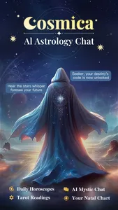 Cosmica: Astrology & Tarot AI screenshot 0