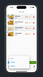 OrderNote - Foods and Drinks screenshot 1