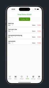 OrderNote - Foods and Drinks screenshot 4