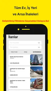 İhale Bulucu: Emlak & Araç Ara screenshot 3