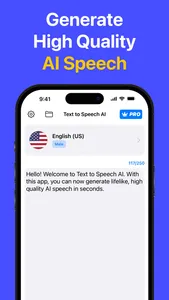 Text to Speech AI - Voice Over screenshot 1