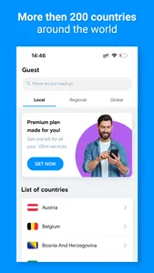 USim: Travel eSIM & Internet screenshot 2