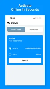 USim: Travel eSIM & Internet screenshot 5