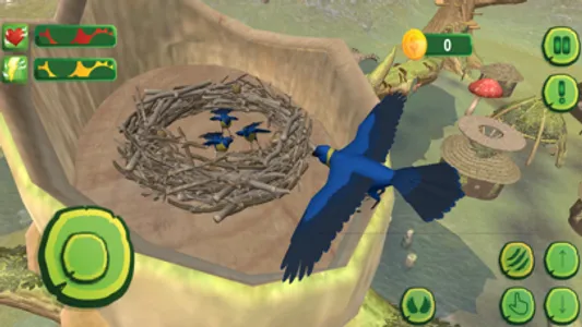 Flying Parrot: Macaw Escape 3D screenshot 2