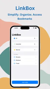 Bookmark Manager : LinkBox screenshot 0