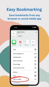 Bookmark Manager : LinkBox screenshot 1