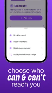 Blockr: SMS, Spam Text Blocker screenshot 4