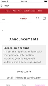 FALAFEL ABOU ANDRE screenshot 0