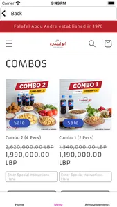 FALAFEL ABOU ANDRE screenshot 1