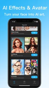 Face Art - AI Face Swap Videos screenshot 2