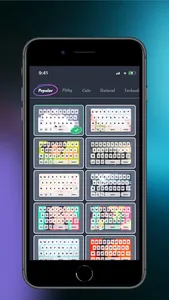 Colorful Keyboard Theme screenshot 0