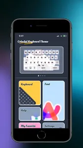 Colorful Keyboard Theme screenshot 1