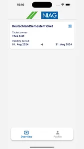 Mein NIAG Abo screenshot 2