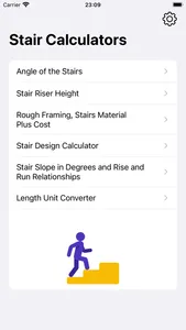 Stair Run and Rise Calculators screenshot 0