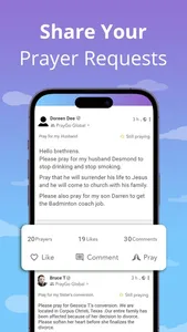 PrayerNet -Christian Social screenshot 2