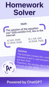 AI Homework Help, Math Solver screenshot 0