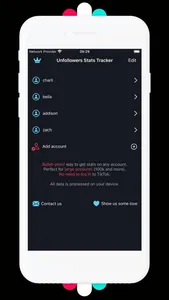 Unfollowers stats tracker screenshot 2