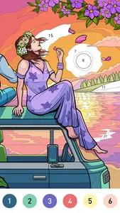 Granny Color By Number Game screenshot 0