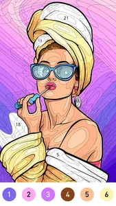 Granny Color By Number Game screenshot 6