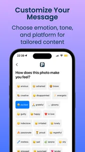 AI Caption Generator: Postmate screenshot 2