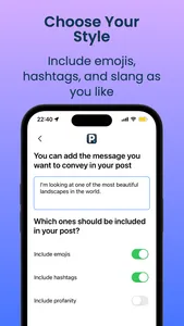 AI Caption Generator: Postmate screenshot 4