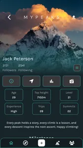 MyPeaks screenshot 4