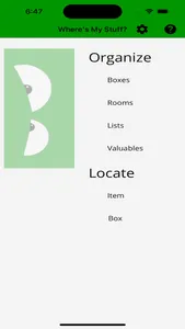 Wheres My Stuff? screenshot 0
