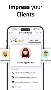 NFC.cool Business Card Maker screenshot 1