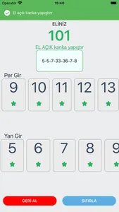 101 Okey Hesaplama screenshot 2
