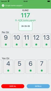 101 Okey Hesaplama screenshot 3