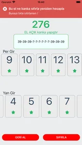 101 Okey Hesaplama screenshot 4