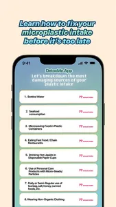 DetoxMe - Microplastic Intake? screenshot 2