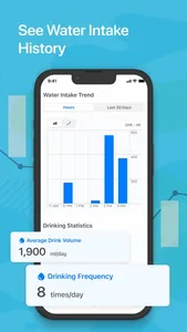 Daily Water Tracker App. screenshot 1