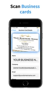 Business Card Organizer & Scan screenshot 0