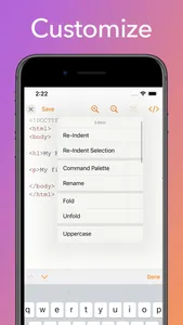 Text Editor App screenshot 1