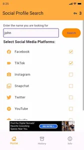 Social Profile Searcher screenshot 0