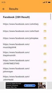 Social Profile Searcher screenshot 2