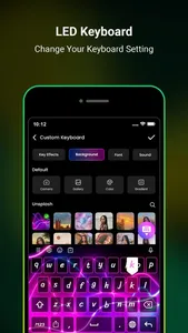 Neon LED Keyboard -RGB & Emoji screenshot 2