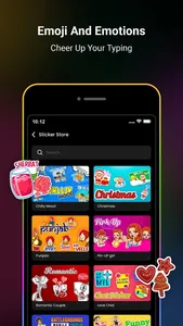 Neon LED Keyboard -RGB & Emoji screenshot 3