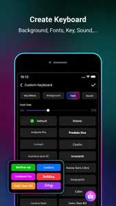 Neon LED Keyboard -RGB & Emoji screenshot 6