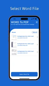 Word2PDF - Convert Word to pdf screenshot 0
