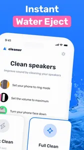 Speaker cleaner. Water eject. screenshot 1