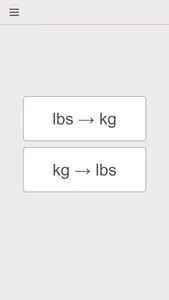 lbs kg converter screenshot 2